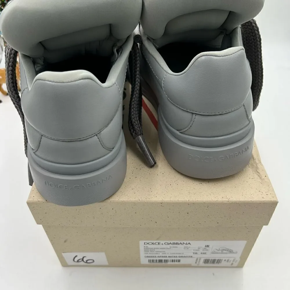 Men’s Dolce & Gabanna skate low top leather sneakers size 44 made in Italy